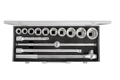 İzeltaş 30 3/4” Altı Köşe Lokma Anahtar Takımı (14 Parça, mm)