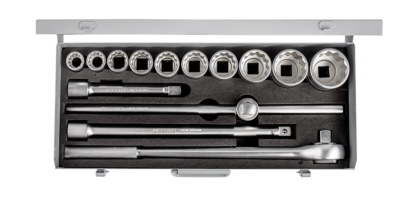İzeltaş 13700 3/4” Onıkı Köşe Lokma Anahtar Takımı (14 Parça, mm)