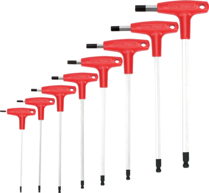 İzeltaş 755 T Tıpı Yuvarlak Başlı Allen Anahtar Takımı (8 Parça, mm)