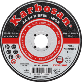 Karbosan 115×1.0 Kesme Taşı İnox