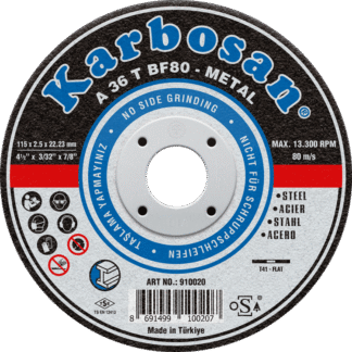 KARBOSAN 180×3.0×22.23 Metal Kesme Diskleri