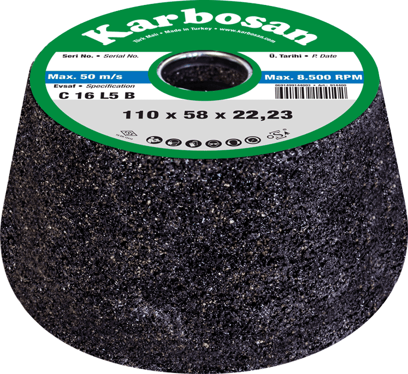 KARBOSAN 110×58×22.23 Mermer Ve Mozaik Çanağı — Kar Aşn 11058