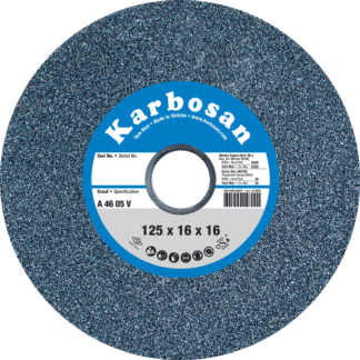 KARBOSAN 100×13×10 Alüminyum Oksit Taşlama Taşı — Kar Aşn 10013 913050