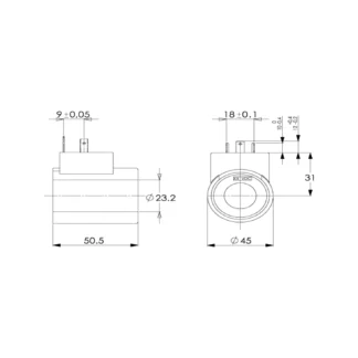 NG06 METAL GÖVDE 12V DC-24V DC BOBİN