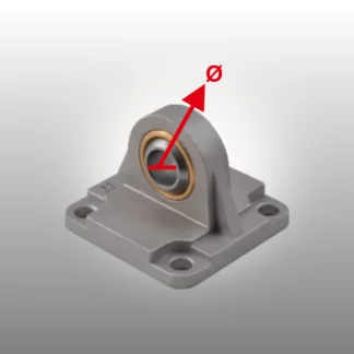 Ø40 mm Ø12 Delik Küresel Yatakli Eklem Bağlanti