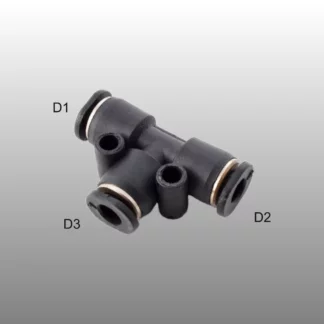 14*12*14 mm Düşürücü Te Pnömatik