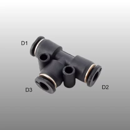 8*6*8 mm Düşürücü Te Pnömatik