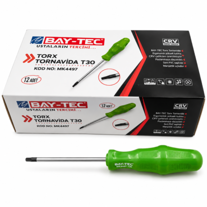 TORX Uçlu Tornavida T27 Baytec