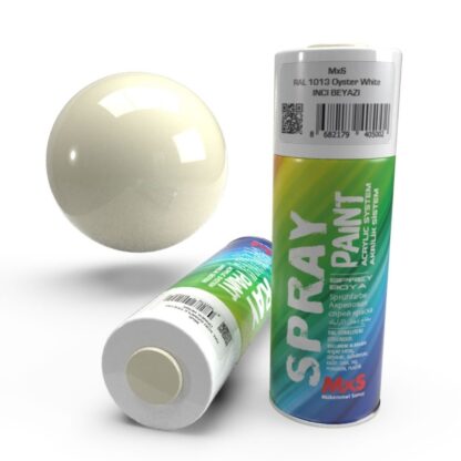 Mxs Sprey Boya 400 ml RAL1013 İstiridye Beyazi