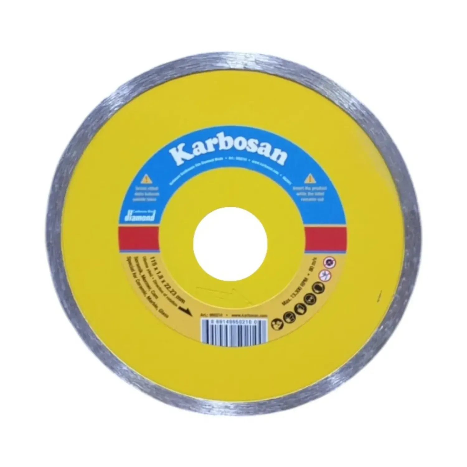 KARBOSAN Sürekli Elmas Kesici 115X1.8X22 (950210)