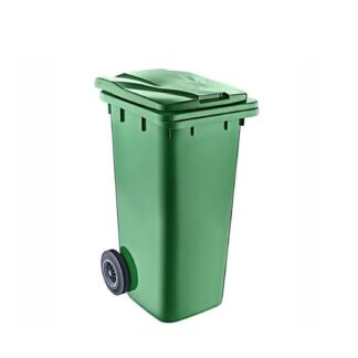 NOSSA PLASTİK TEKERLEKLİ ÇÖP KOVASI 240 LT YEŞİL