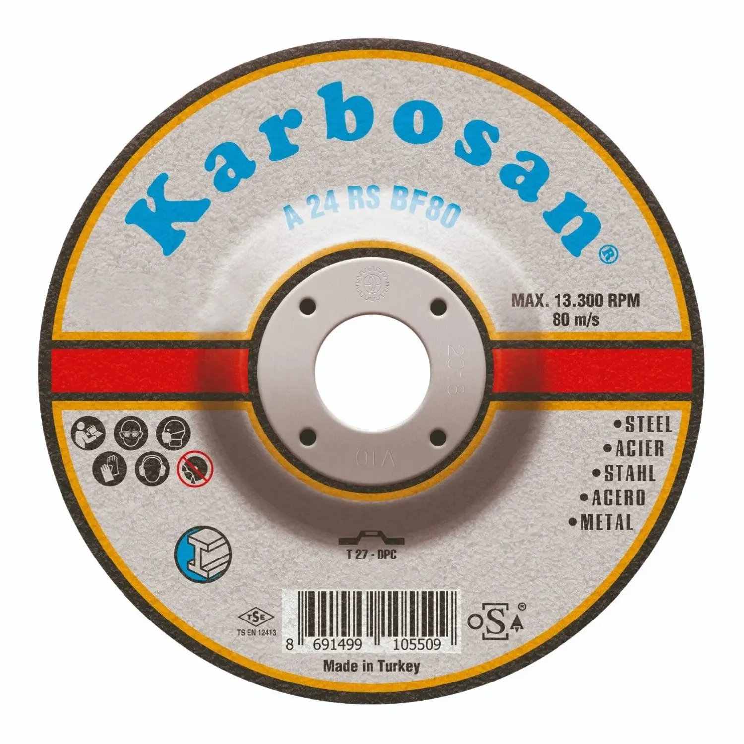 KARBOSAN Nk Flex Taşlama 180X8.0X22 (910580)