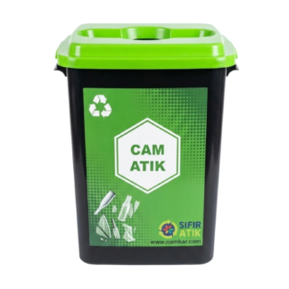 NOSSA SIFIR ATIK KUTUSU 70 LT CAM ATIK