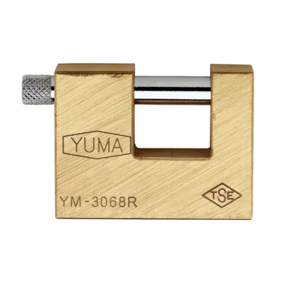 YUMA Kayar Milli Asma Kilit Pirinç 68 mm Ym-3068