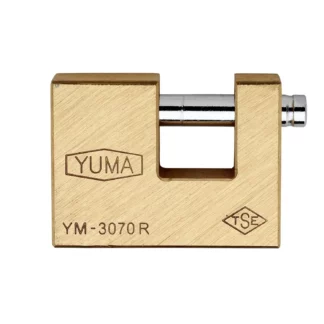 70 MM PİRİNÇ KAYAR MİLLİ ASMA KİLİT YM-3070 YUMA