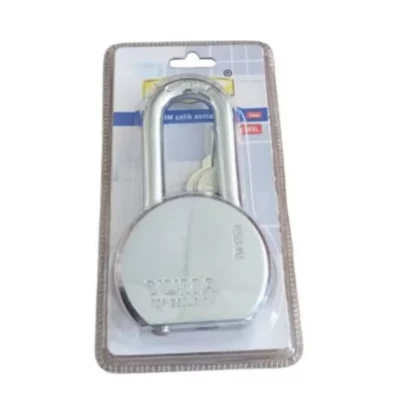YUMA Çelik Asma Kilit Gri Uzun 65 mm Ymk-1265L