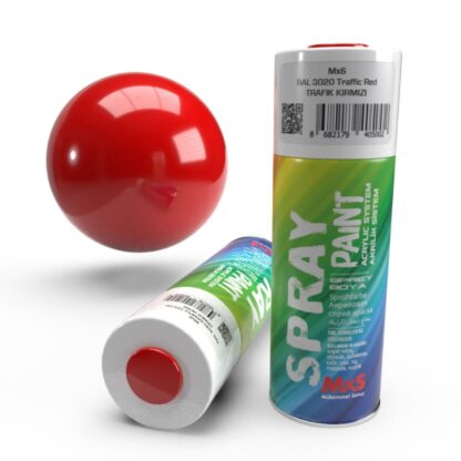 Mxs Sprey Boya 400 ml RAL3020 Trafik Kirmizi