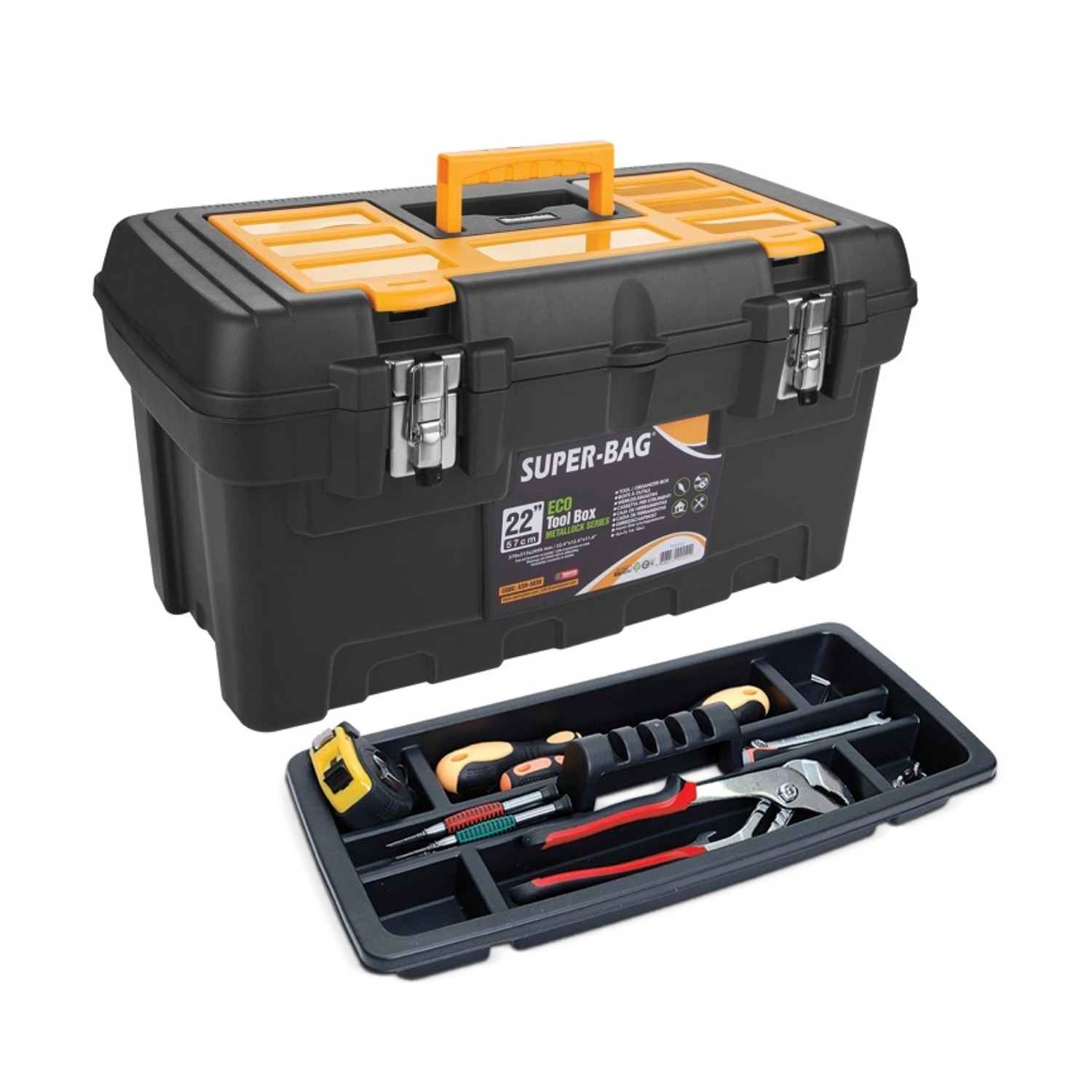 Super Bag Eko Metal Kil.takim Çantasi 22" Asr-5030