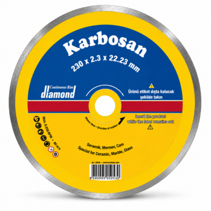 KARBOSAN Sürekli Elmas Kesici 230X2.3X22 (950230)