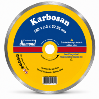 KARBOSAN SÜREKLİ ELMAS KESİCİ 180x2.0x22 (950220)