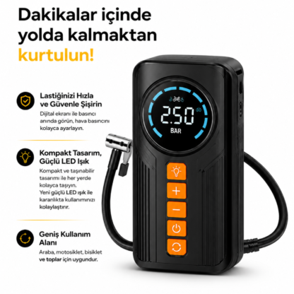 Volemi Akü Takviye&hava Kompresör Makinesi Vm-726