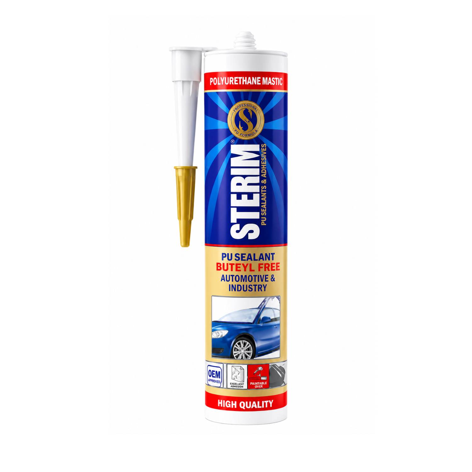 Stern Poliüretan Mastik 280 ml Siyah
