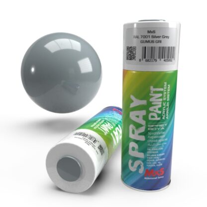 Mxs Sprey Boya 400 ml RAL7001 Gümüş Gri
