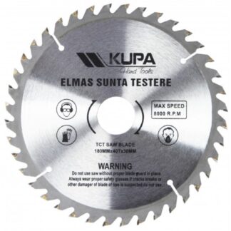 KUPA KUP7004 SUNTA ELMAS TESTERE 180X30 MM 40 DİŞ
