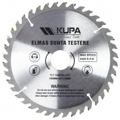 Kupa KUP7004 Sunta Elmas Testere 180X30 mm 40 Diş