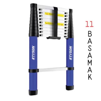 TYSON ALÜMİNYUM TELESKOPİK MERDİVEN 11 BAS TYS9147