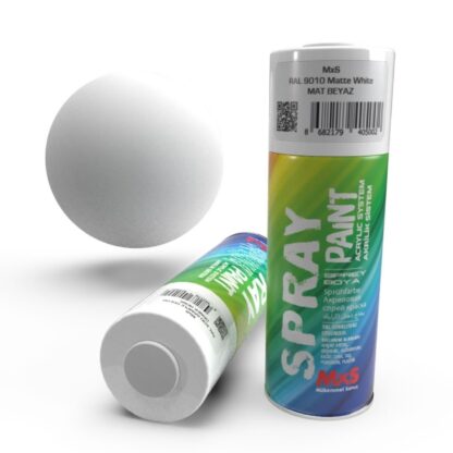 Mxs Sprey Boya 400 ml RAL9010 Mat Beyaz