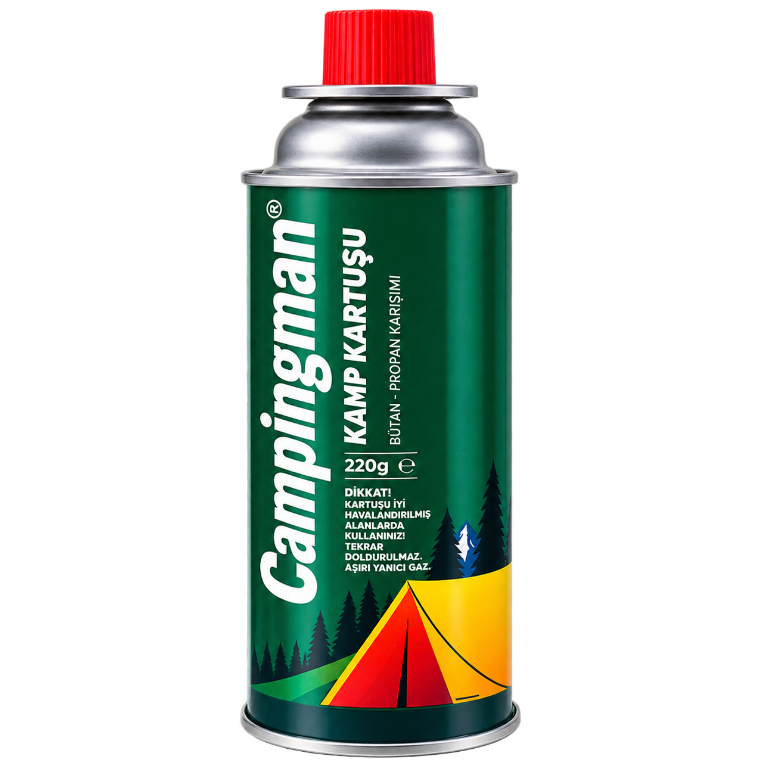 Orcamp Campingman Gaz KARTUŞU(TÜP)220 gr (Kts-220)