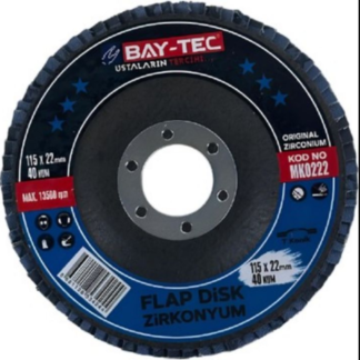 BAYTEC MK0223 FLAP DİSK ZİRKONYUM 115x22 60 KUM