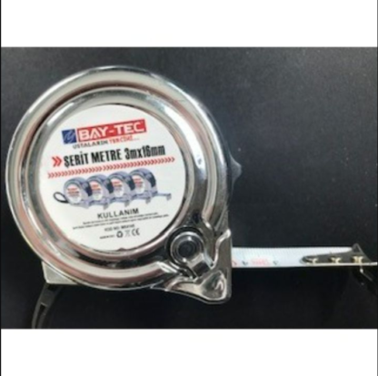 Baytec MK4145 Şerit Metre Krom 3X16 mt