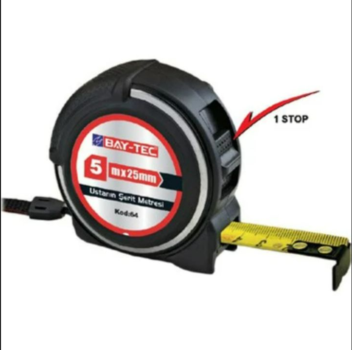Baytec MK4146 Şerit Metre Krom 5X19 mt