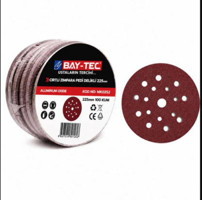Baytec MK0256 Hookit Zimpara 225 mm 220 Kum