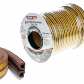 BAYTEC KAUÇUKLU KAPI PENCERE BANDI 2X50 MT KAHVE