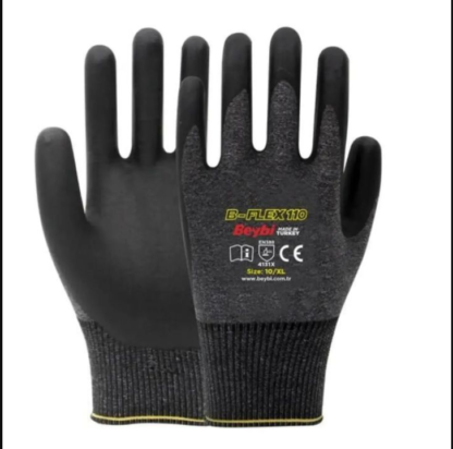 Beybi B-FLEX110 Nitril Kapli Köpük Eldiven NO:10