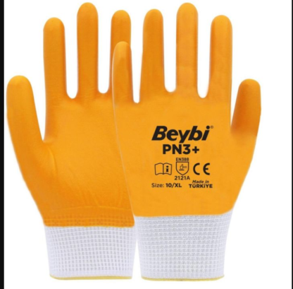 Beybi Naylon Nitril Eldiven PN3+(PLUS) NO:10