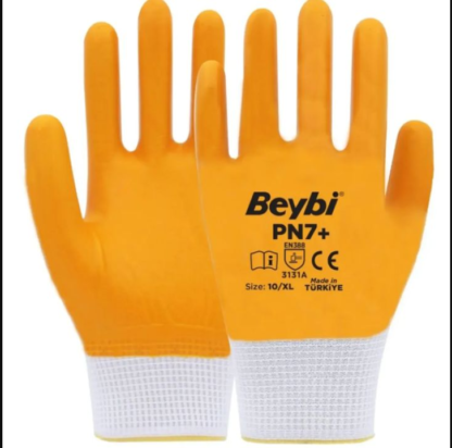 Beybi PN7+ Tam Kapli Naylon Nitril Eldiven NO:10