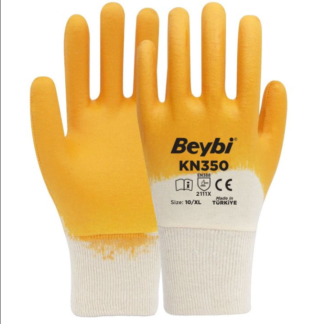 BEYBİ KN350 FLEX LİKRALI ÖRME ELDİVEN SARI NO:10