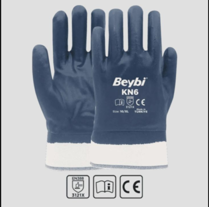 Beybi KN6 Petrolcü Nitril Eldiven NO:10