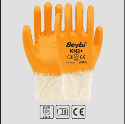 Beybi KN2+ (Plus) Nitril Eldiven Sari No: 10