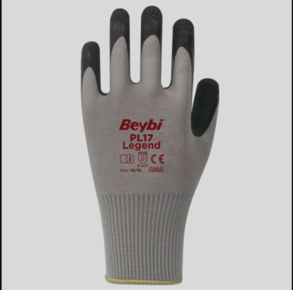 Beybi Pl-17 Flex Lateks Eldiven Siyah NO:9