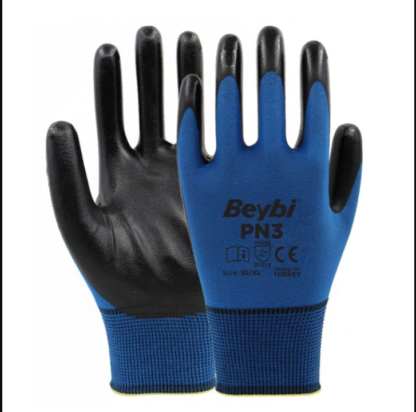 Beybi Eldiven PN3 Mavi-Siyah NO:9