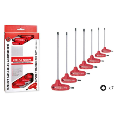 Cerpa x Plus T Sapli TORX Allen Anahtar Tkm 7 Li