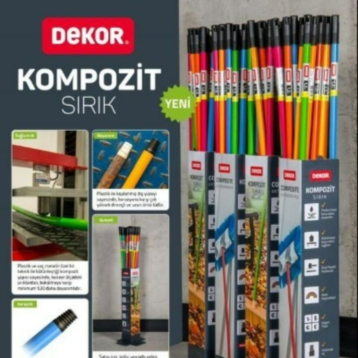 Dekor Ayarli Kompozit Sirik 2.00 mt 1362