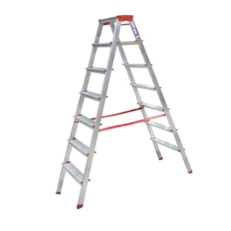 ALÜMİNYUM MERDİVEN ÇİFT ÇIKIŞLI 7 BASAMAKLI