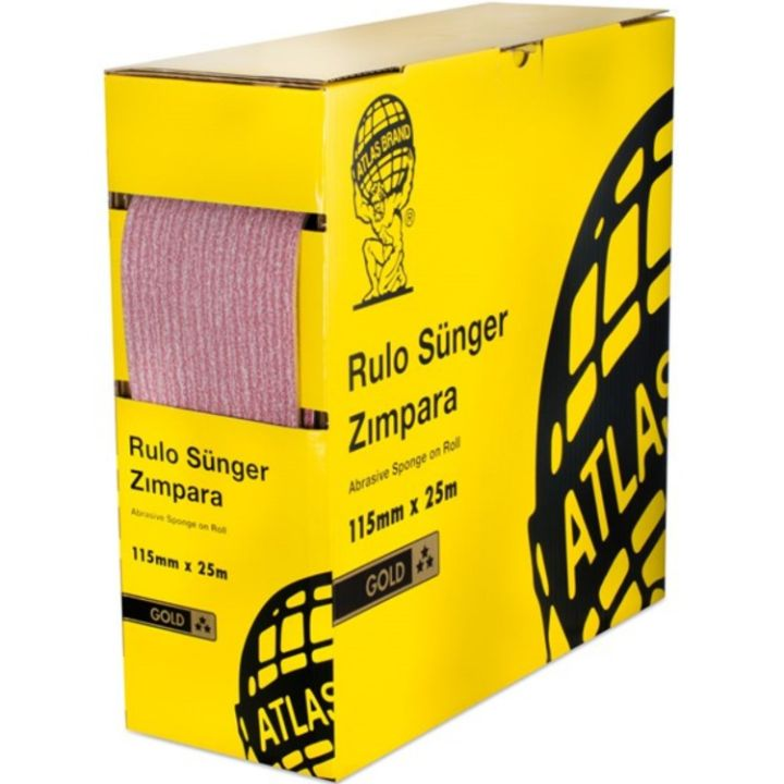 Atlas Rulo Sünger Zimpara Gold 115 MMX25MT 240 Kum