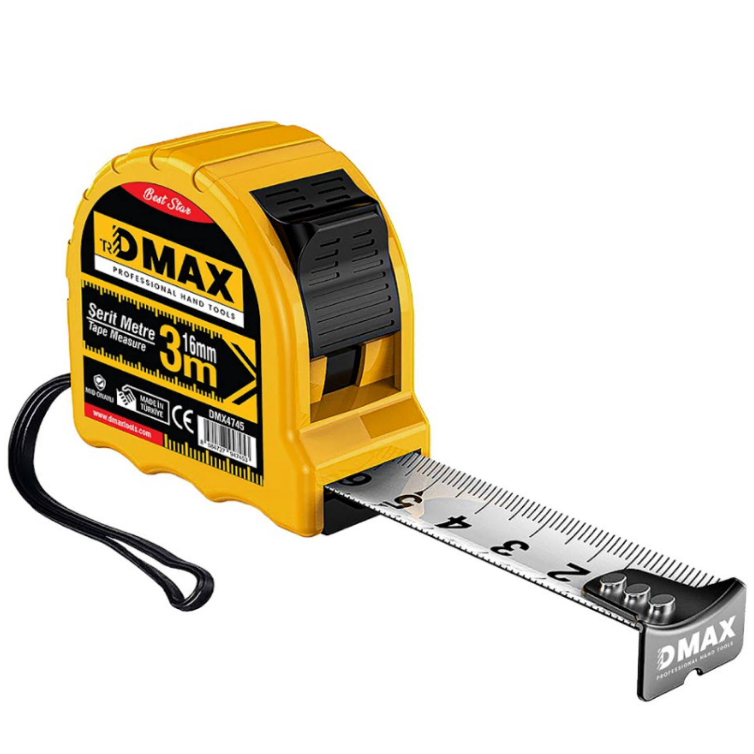 Dmax DMX4745 Şerit Metre 3X16 mt